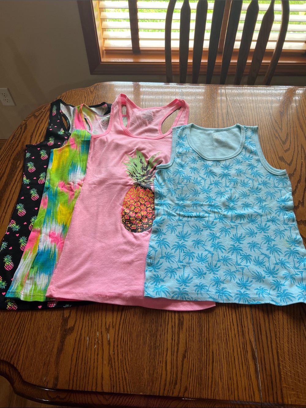 Junior’s 4-pack Tank Top Pack - 3 T-Back and 1 Regular